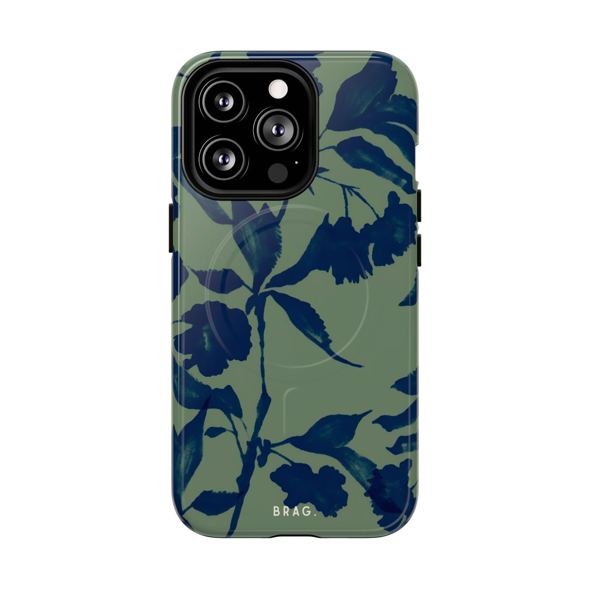Sage Bloom MagSafe Tough Phone Case — Magnetic Protective Cover