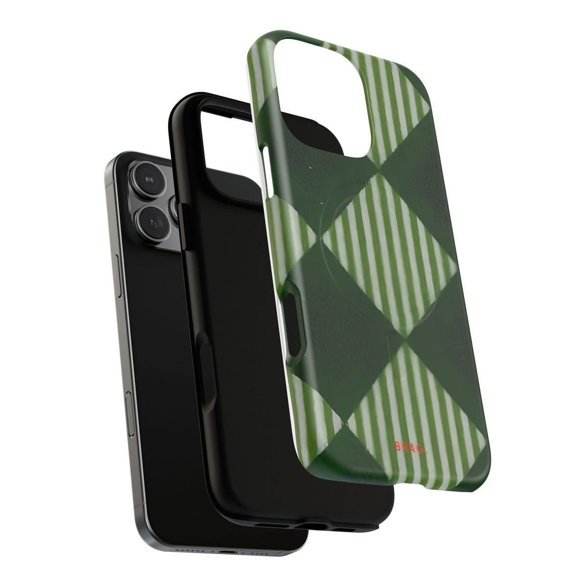 Woven Pattern MagSafe Tough Phone Case — Magnetic Protective Cover