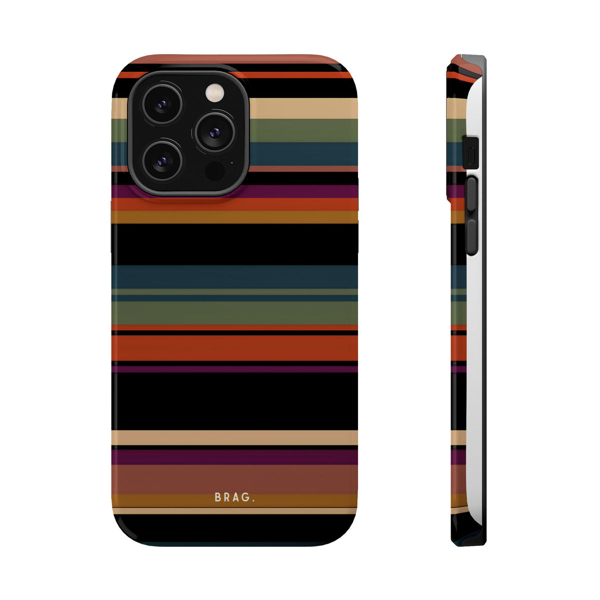 Market Stripe Magnetic Impact-Resistant Phone Case