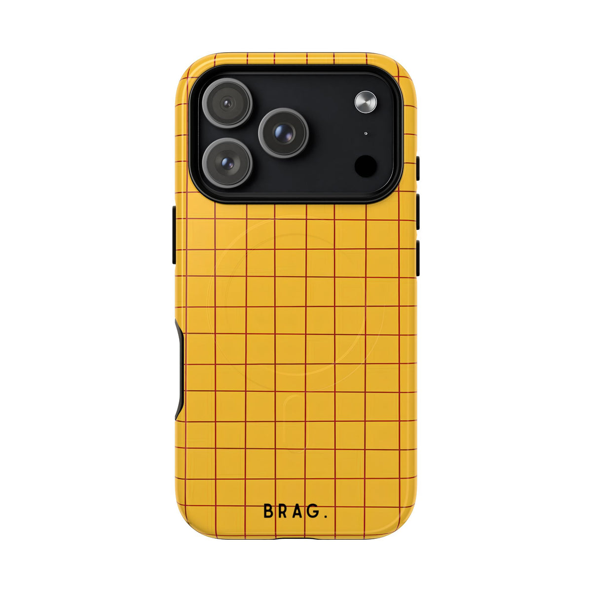 Cheese Grid MagSafe Tough Phone Case — Magnetic Protective Cover