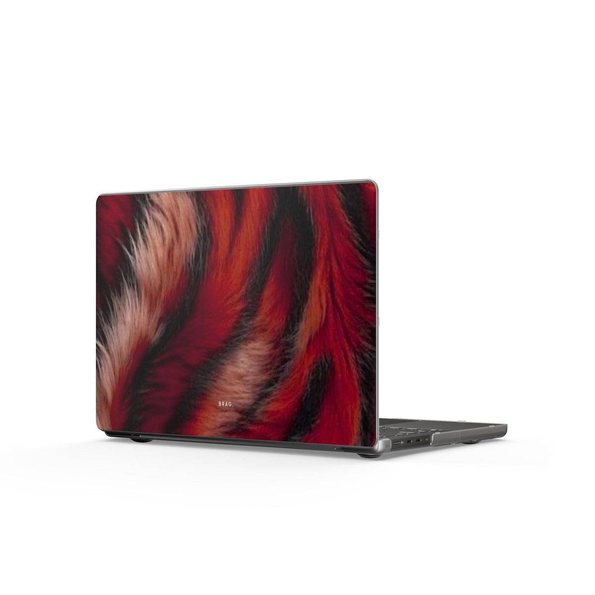 Red Rush Matte MacBook Case — Slim Protective Laptop Cover