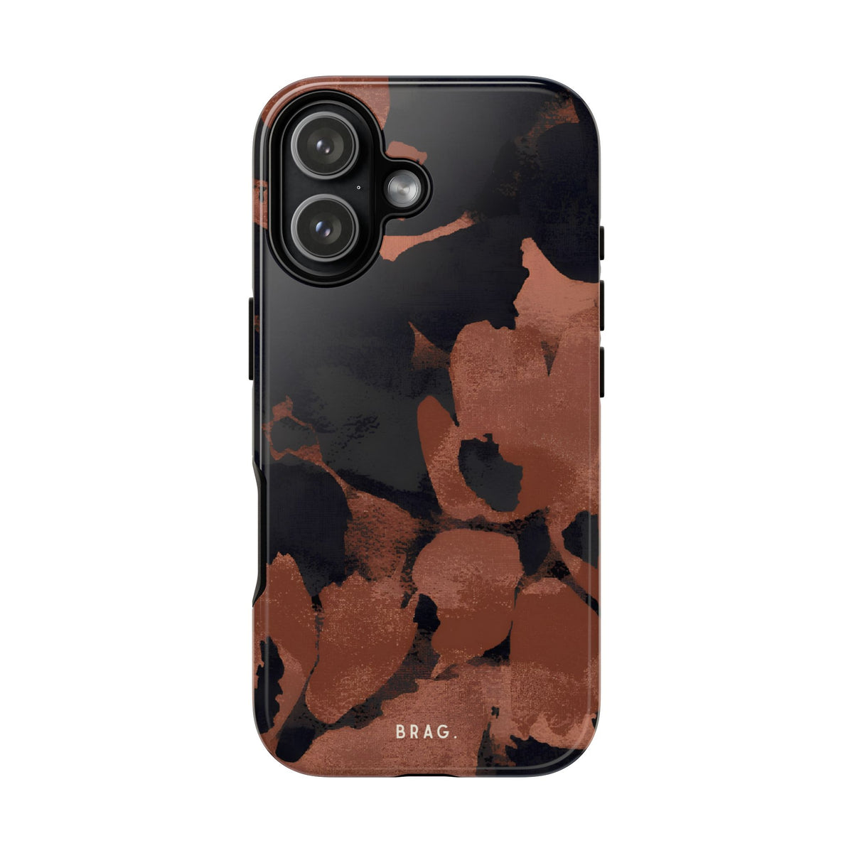 Terracotta Bloom Tough Phone Case – Shockproof Protective iPhone Cover