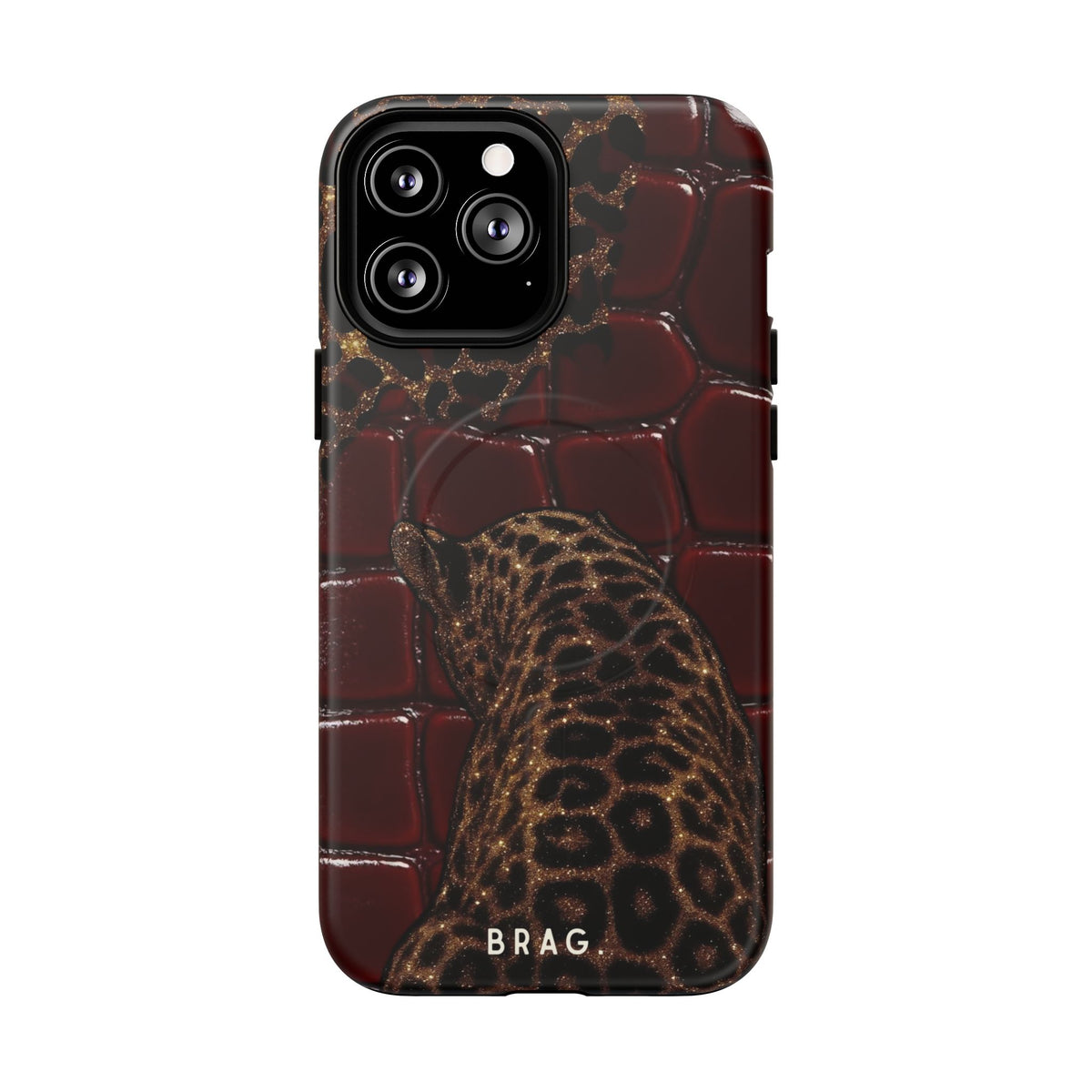Leopard Lounge MagSafe Tough Phone Case — Magnetic Protective Cover