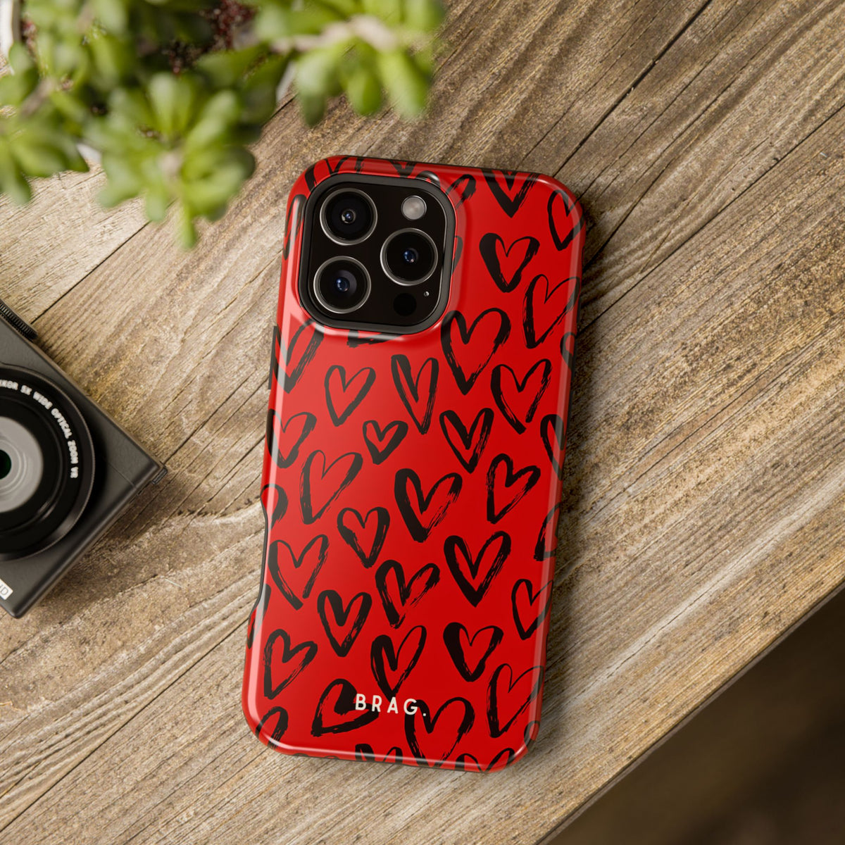 Fire heart Magnetic Impact-Resistant Phone Case