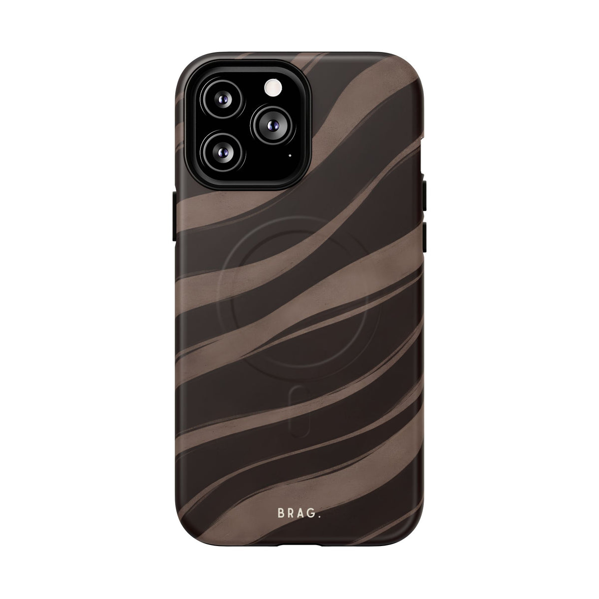 Zebra Wave MagSafe Tough Phone Case — Magnetic Protective Cover