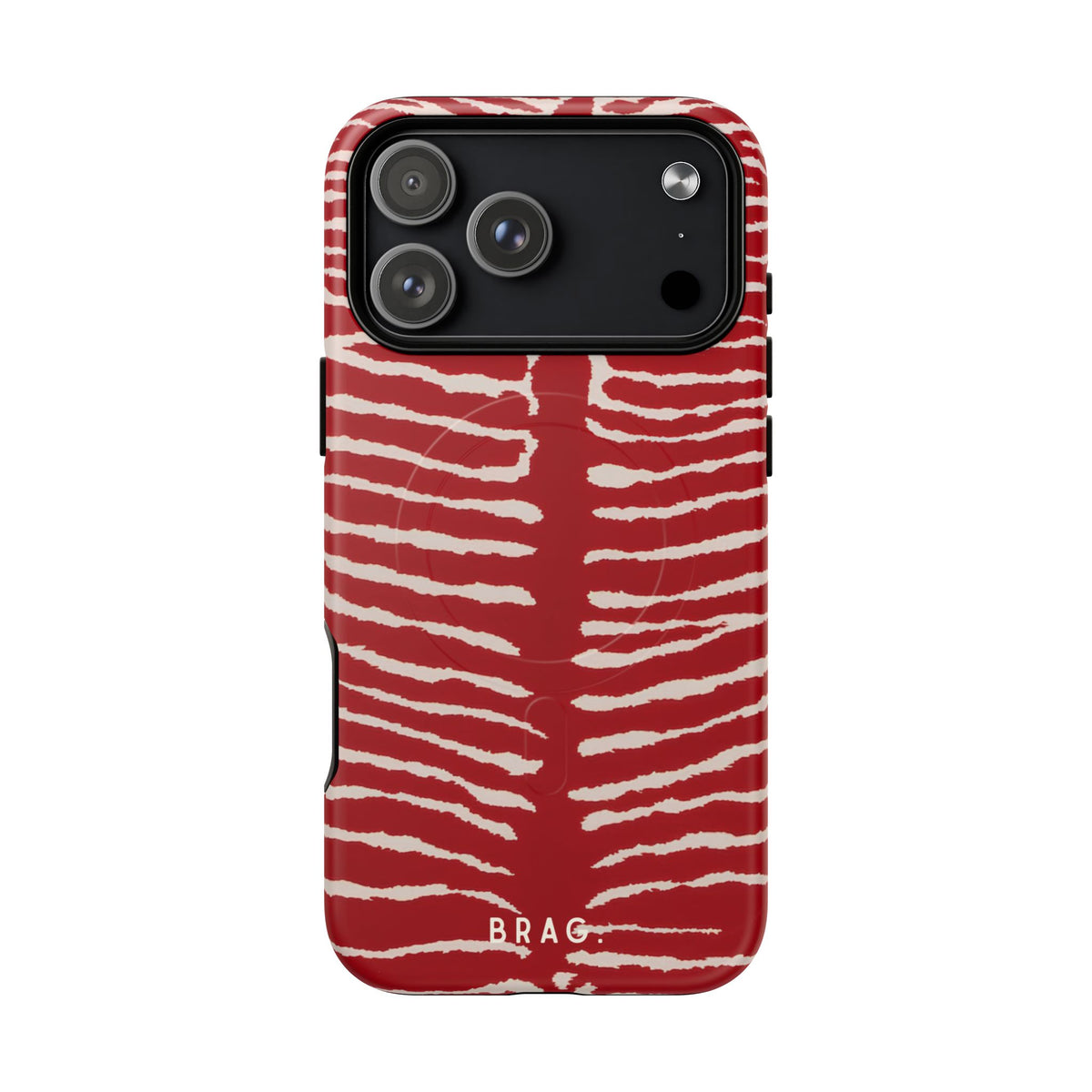 Striped Heat MagSafe Tough Phone Case — Magnetic Protective Cover