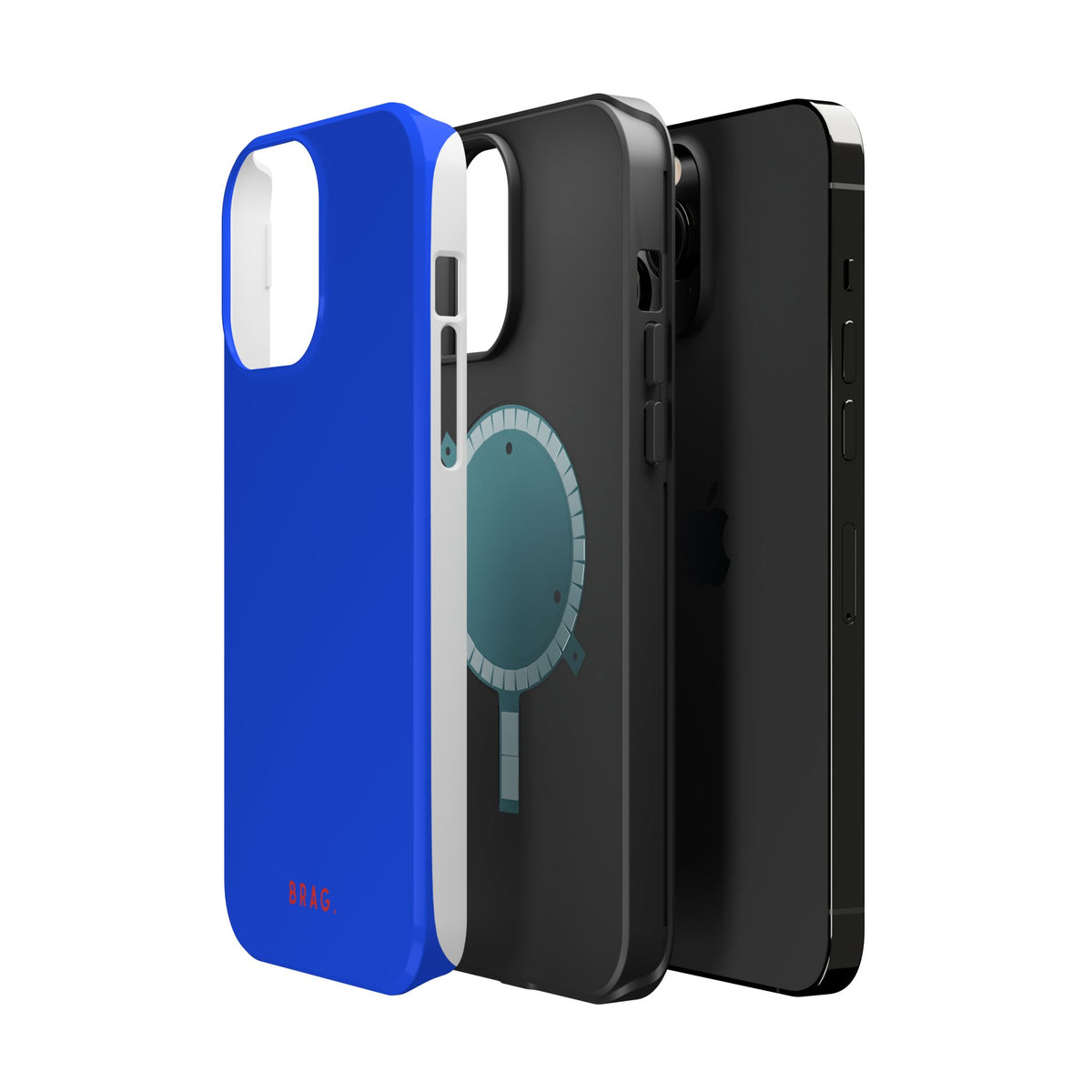 Brag Blue Magnetic Impact-Resistant Phone Case