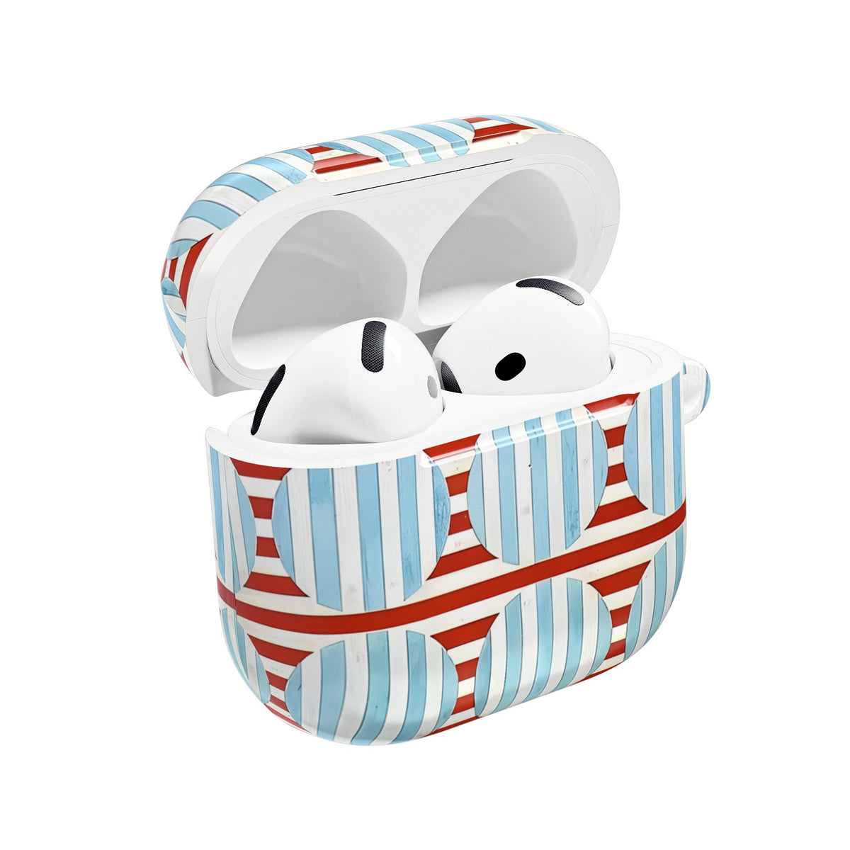 Riviera Stripe AirPod Case – Slim Protective Charging Case