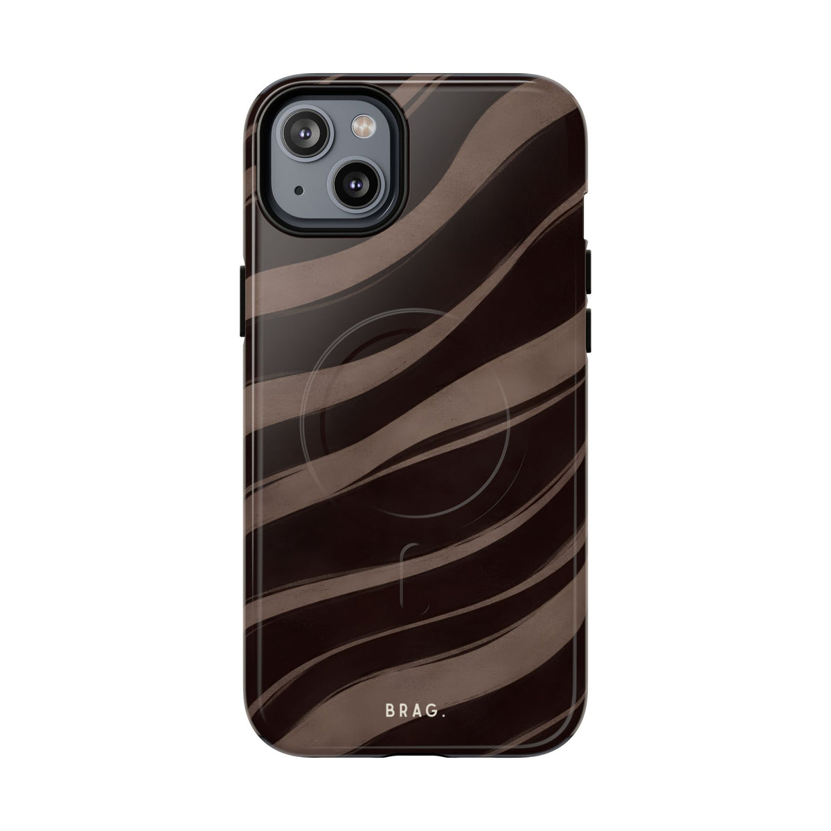 Zebra Wave MagSafe Tough Phone Case — Magnetic Protective Cover