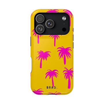 Pink Palms Magnetic Impact-Resistant Phone Case