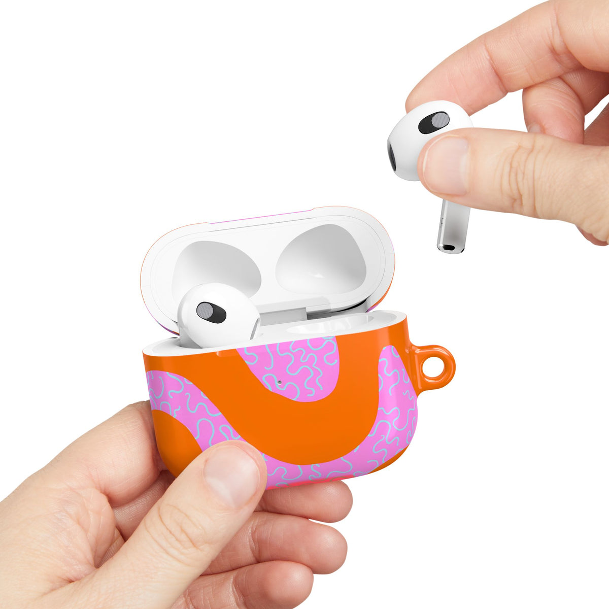 Coral Kiss AirPod Case – Slim Protective Charging Case