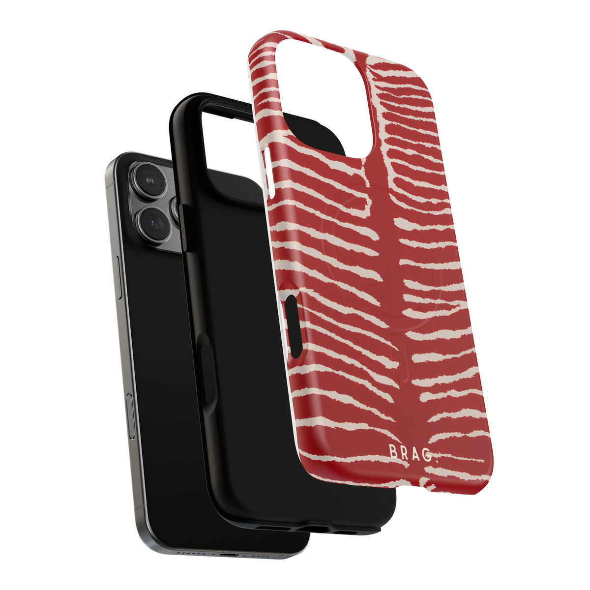 Striped Heat MagSafe Tough Phone Case — Magnetic Protective Cover