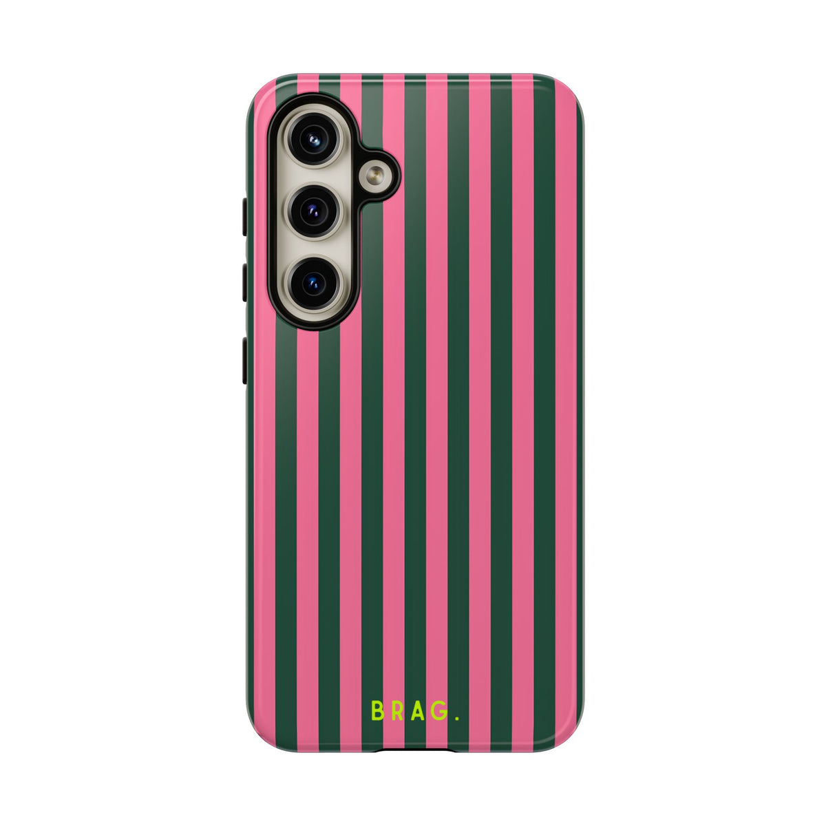 Flamingo Stripe Tough Phone Case – Shockproof Protective iPhone Cover