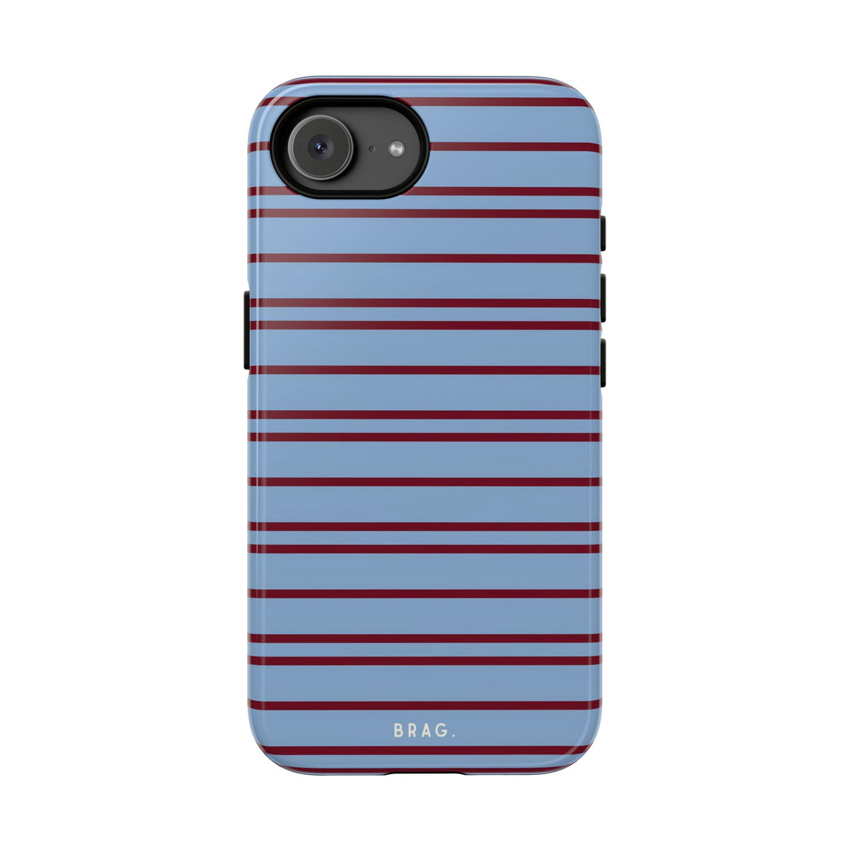 Nautical Stripe Tough Phone Case – Shockproof Protective iPhone Cover