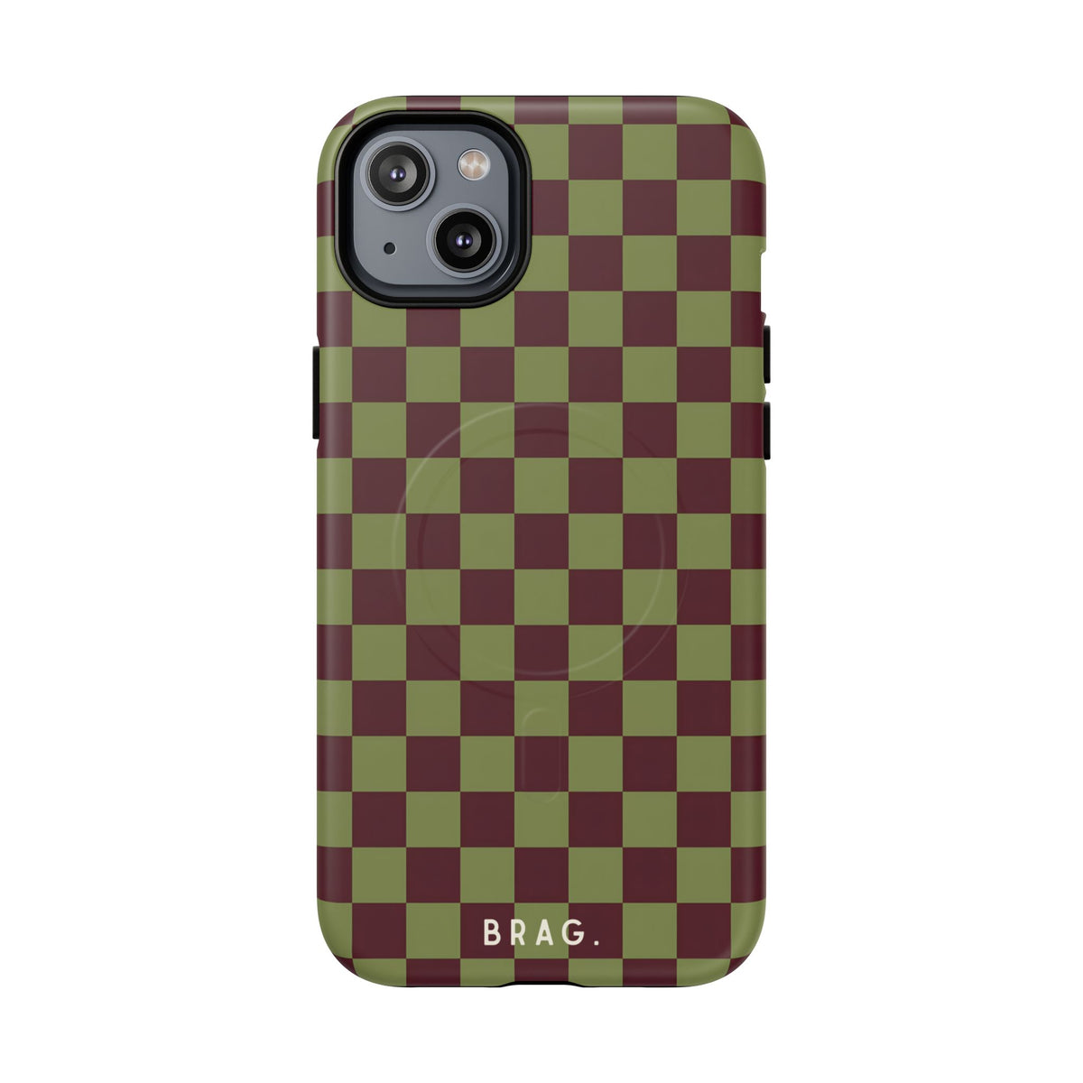 Lucky Check MagSafe Tough Phone Case — Magnetic Protective Cover