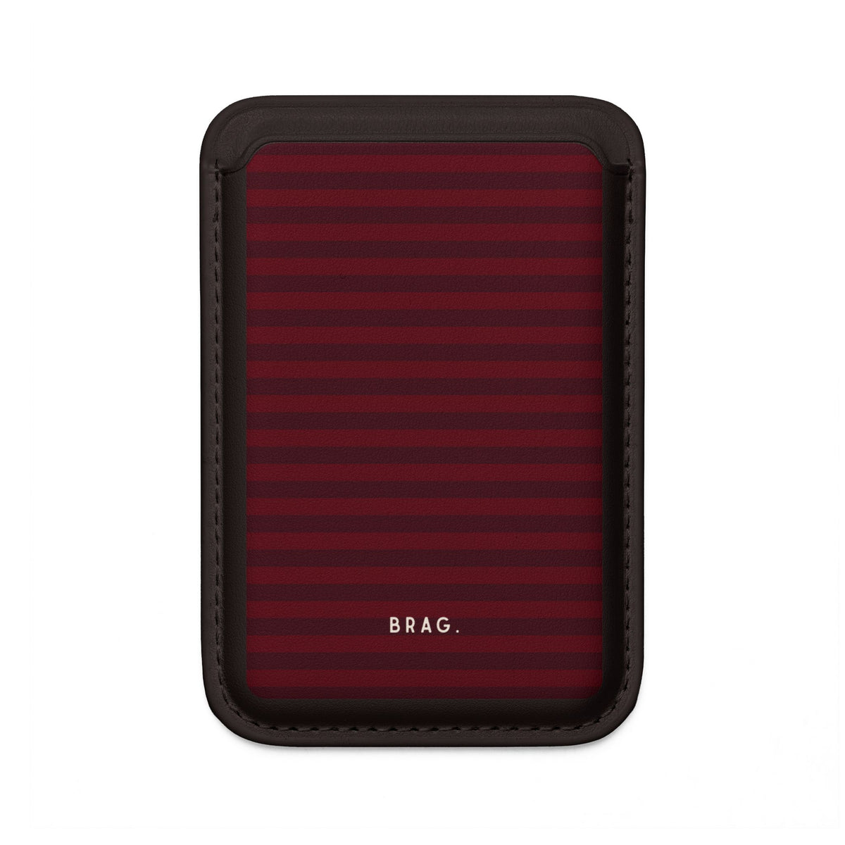Midnight Stripe MagSafe Vegan Wallet — Slim Phone Card Holder