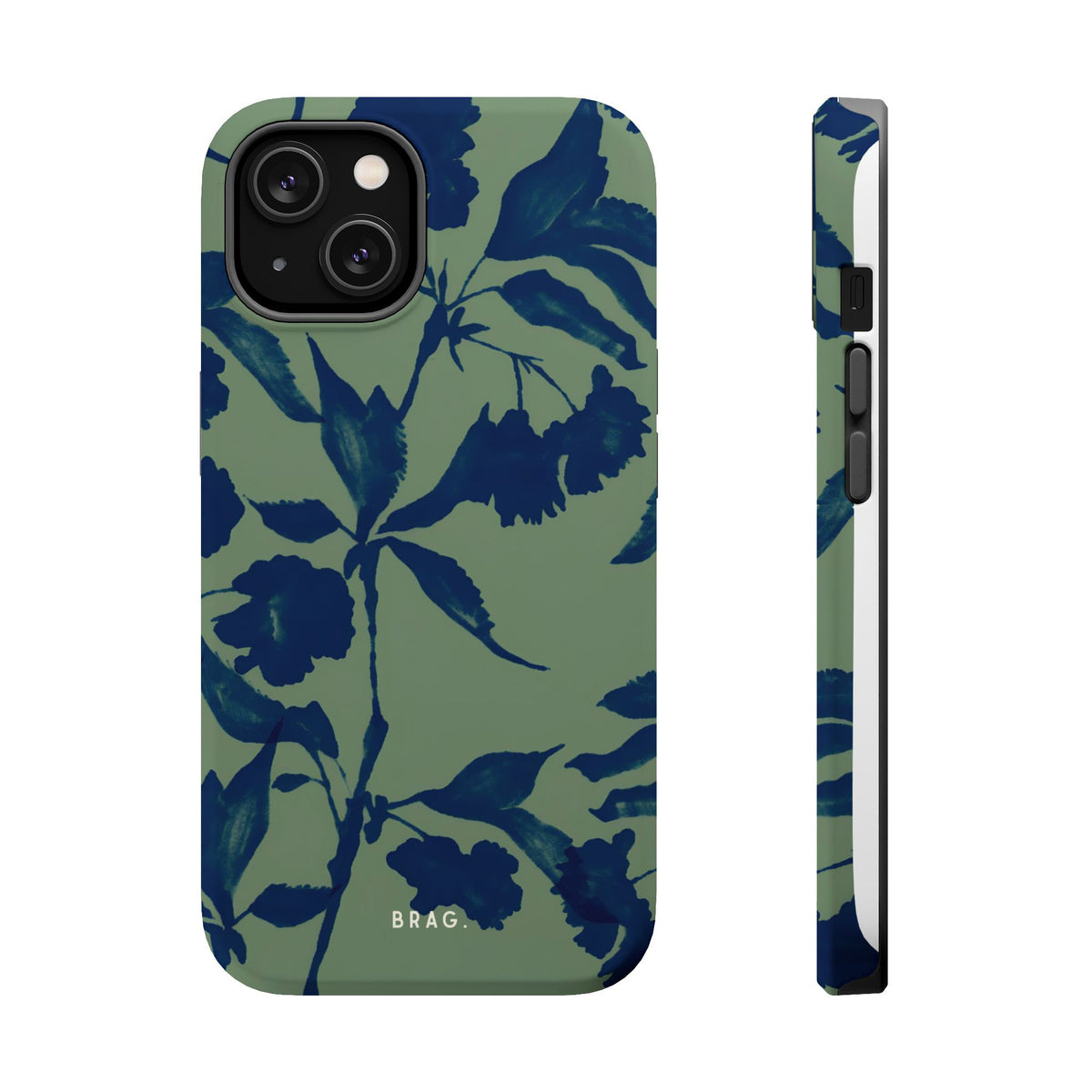 Sage Bloom Magnetic Impact-Resistant Phone Case