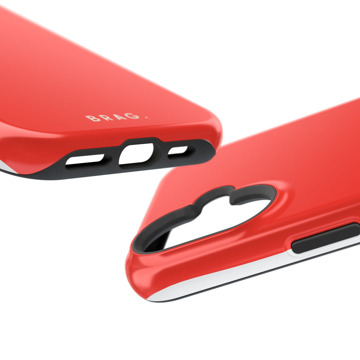 Brag Red Magnetic Impact-Resistant Phone Case