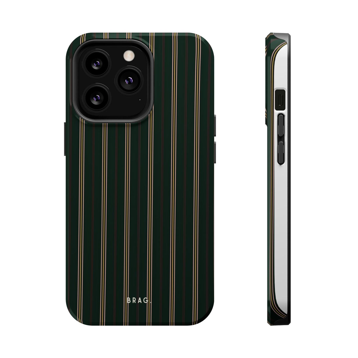 Vintage Pinstripe Magnetic Impact-Resistant Phone Case