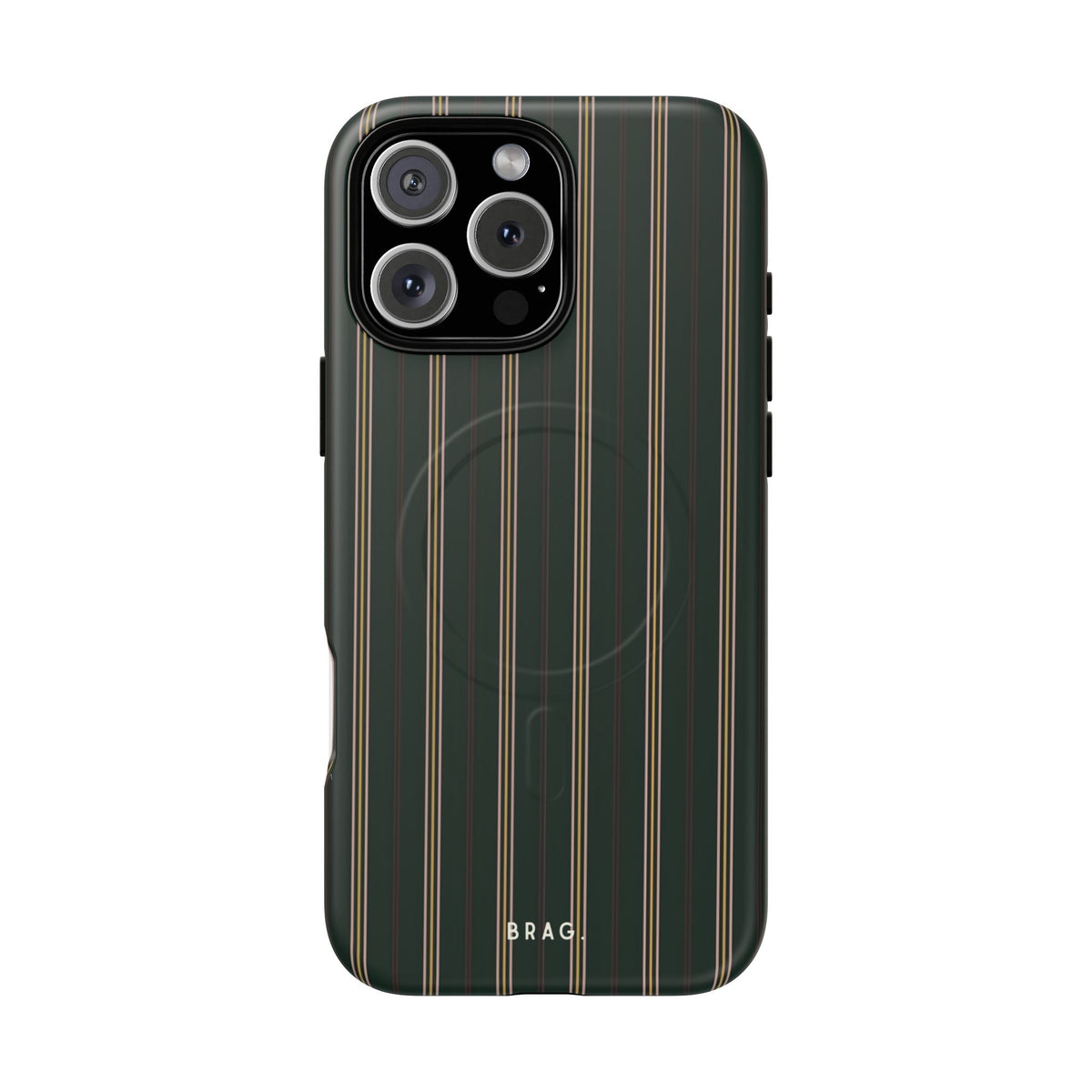 Vintage Pinstripe MagSafe Tough Phone Case — Magnetic Protective Cover