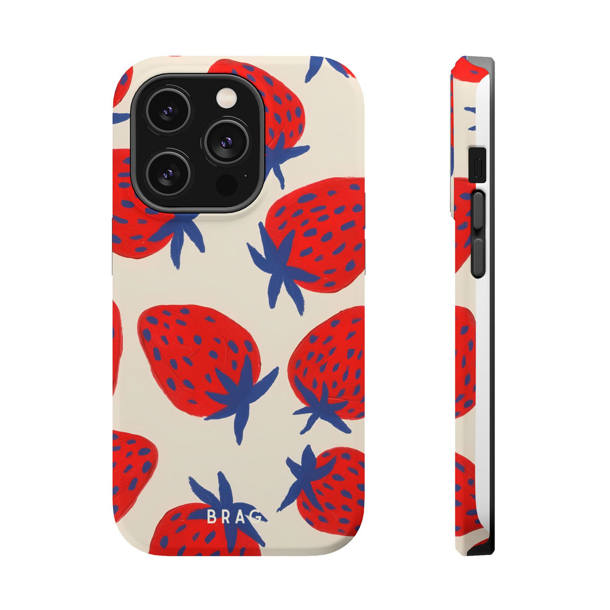 Strawberry Field Magnetic Impact-Resistant Phone Case