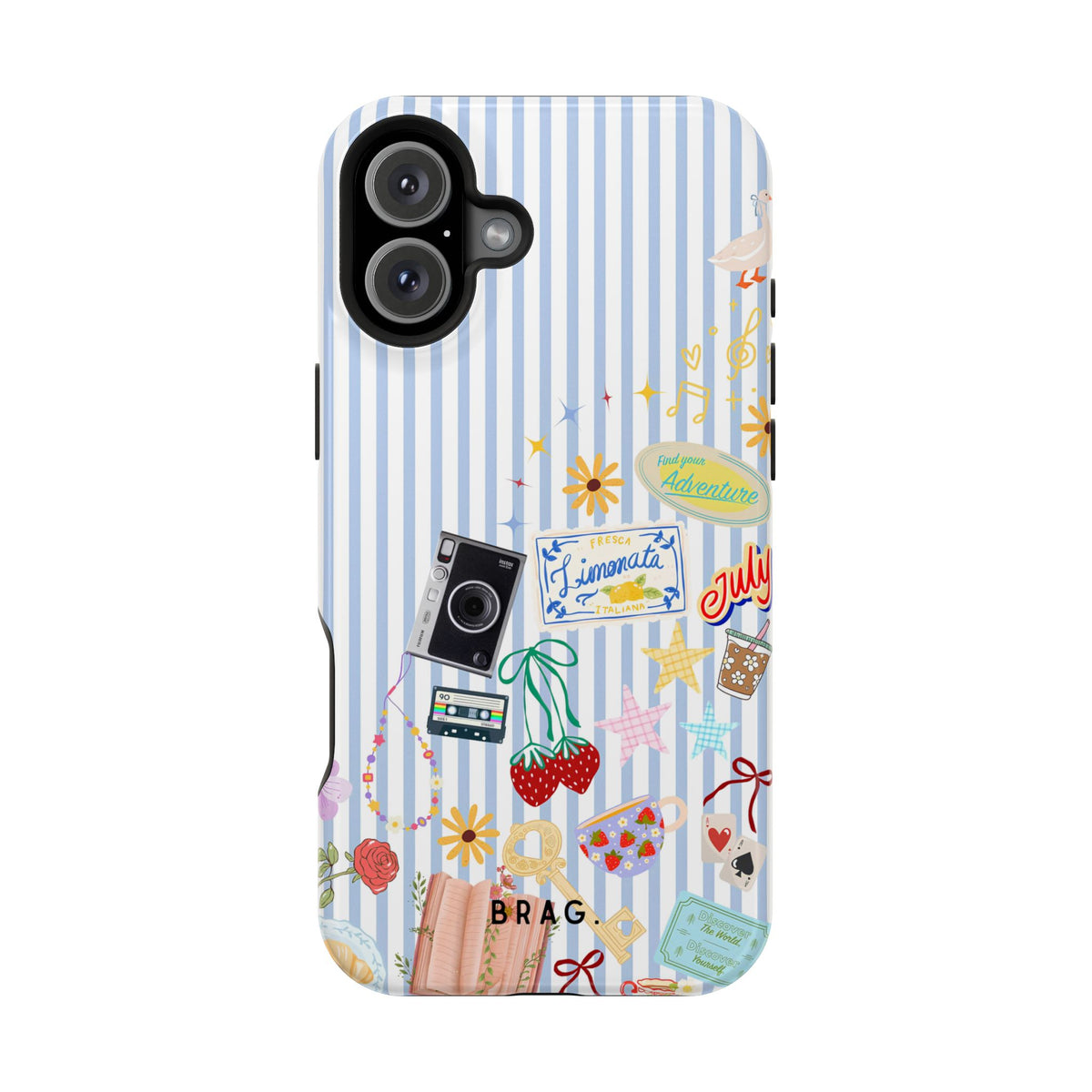 Travel Girl Magnetic Impact-Resistant Phone Case