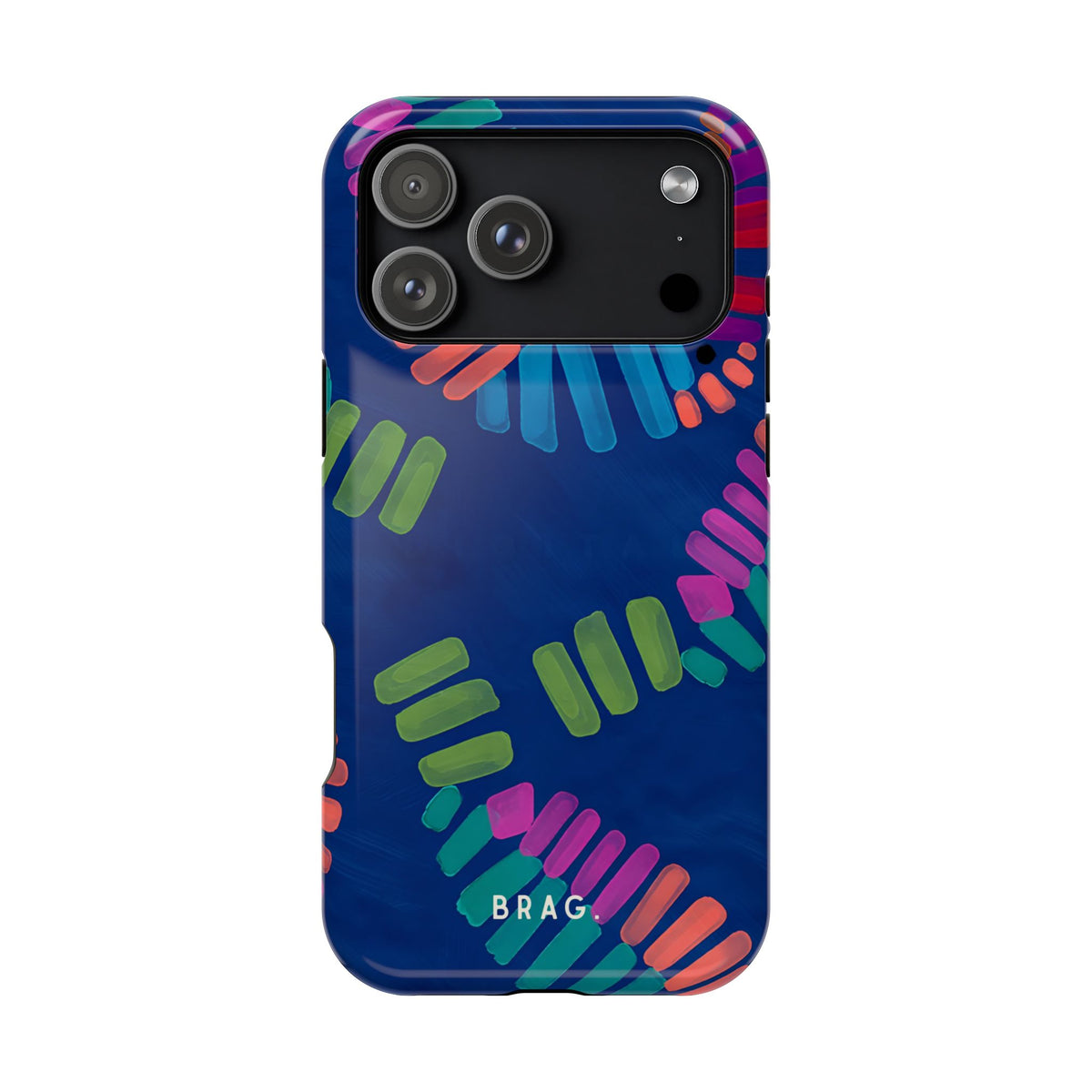 Blue Palm Magnetic Impact-Resistant Phone Case