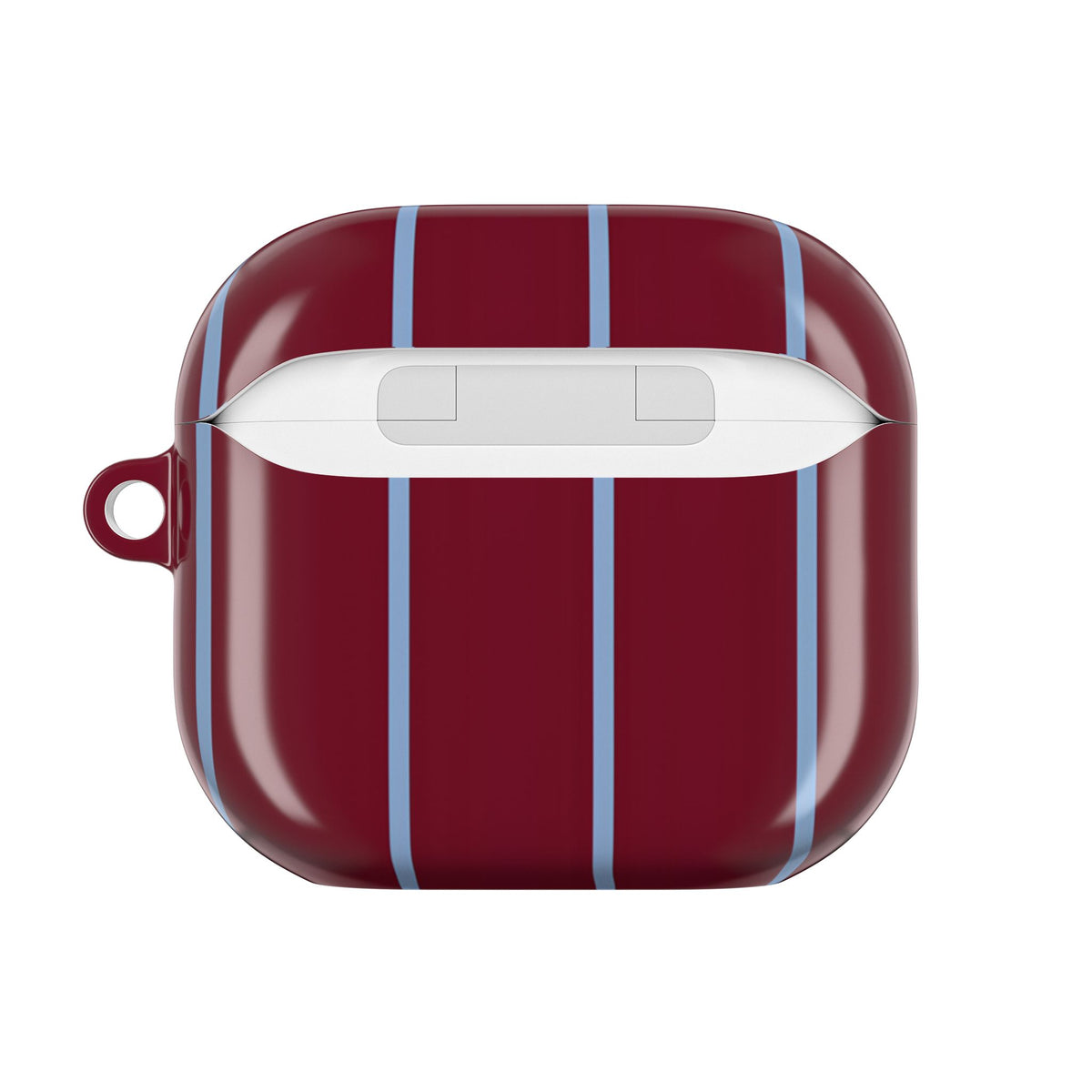 Bordeaux Stripe AirPod Case – Slim Protective Charging Case