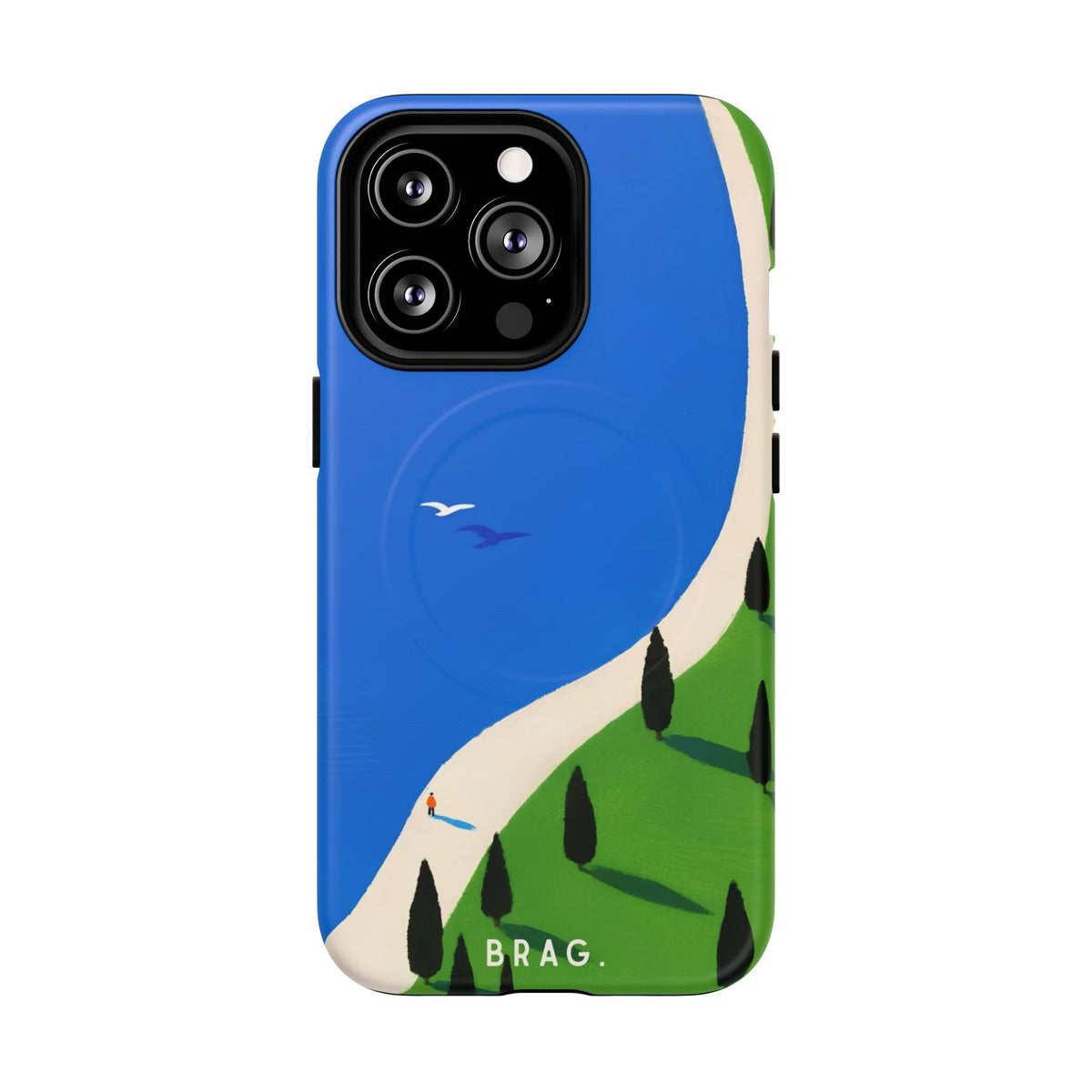 Blue Escape MagSafe Tough Phone Case — Magnetic Protective Cover