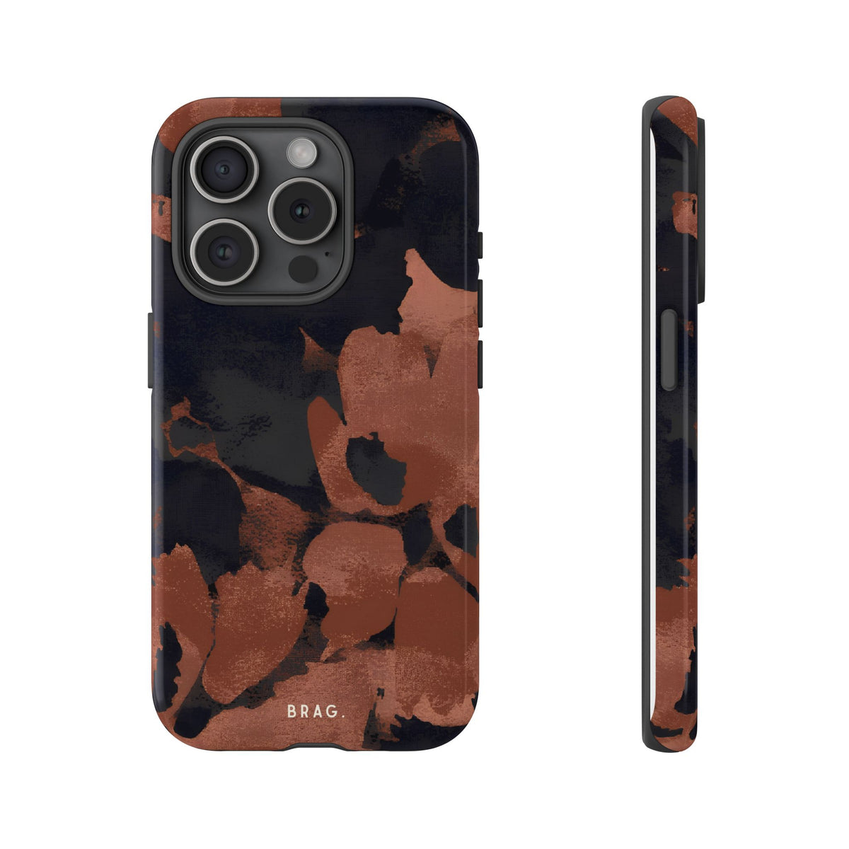 Terracotta Bloom Tough Phone Case – Shockproof Protective iPhone Cover