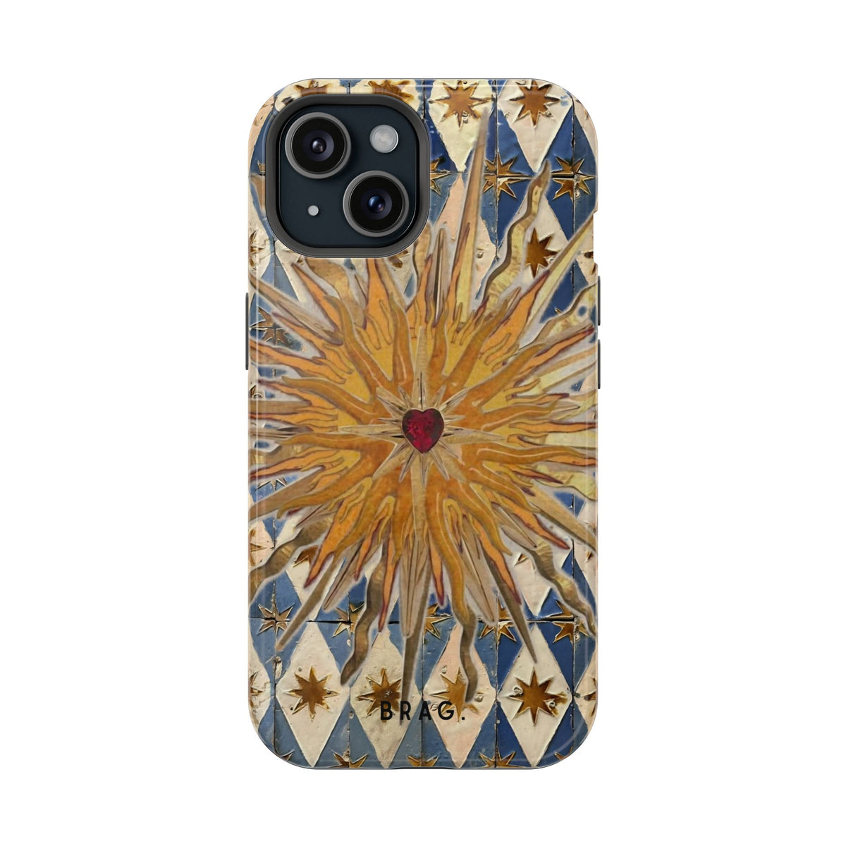 Fortune Heart Magnetic Impact-Resistant Phone Case
