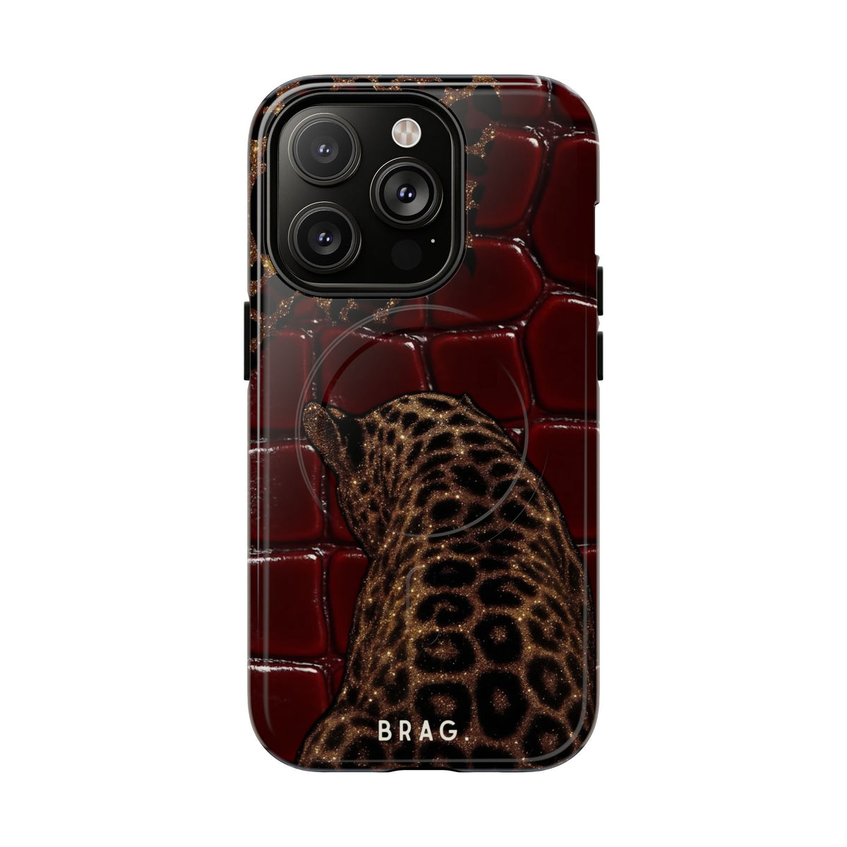 Leopard Lounge MagSafe Tough Phone Case — Magnetic Protective Cover