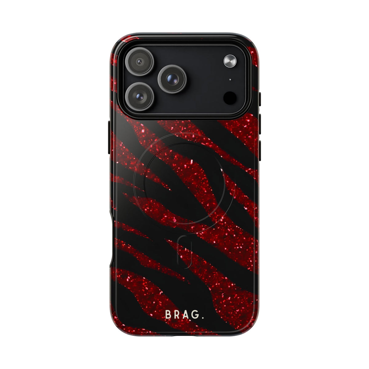 Red Tiger MagSafe Tough Phone Case — Magnetic Protective Cover