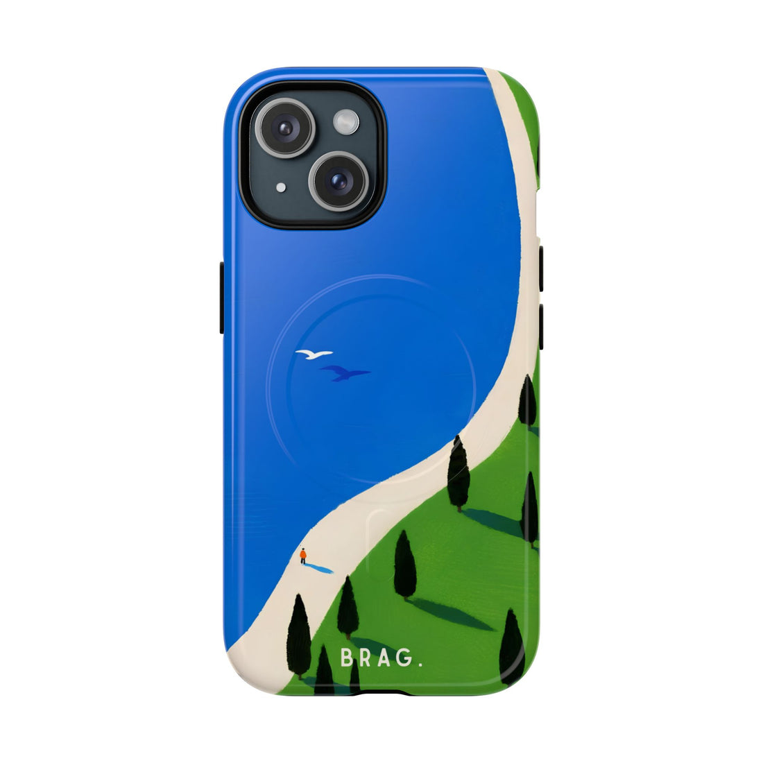Blue Escape MagSafe Tough Phone Case — Magnetic Protective Cover