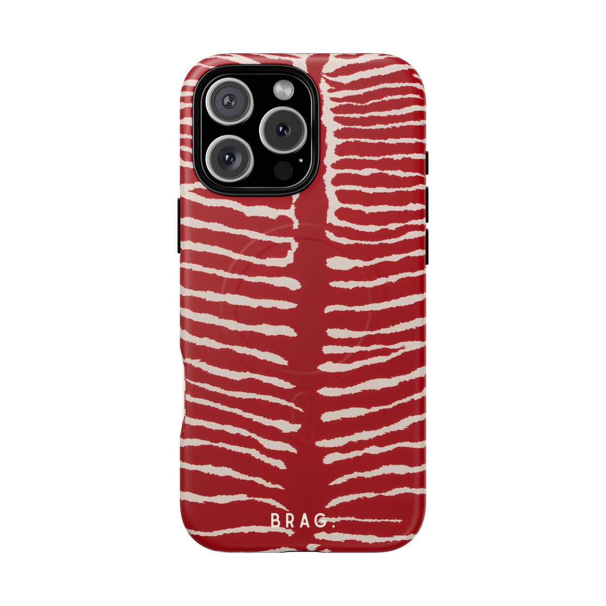 Striped Heat MagSafe Tough Phone Case — Magnetic Protective Cover