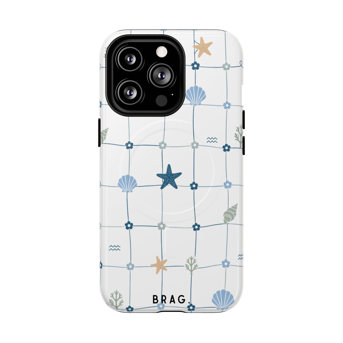 Sea Sun Sand MagSafe Tough Phone Case — Magnetic Protective Cover
