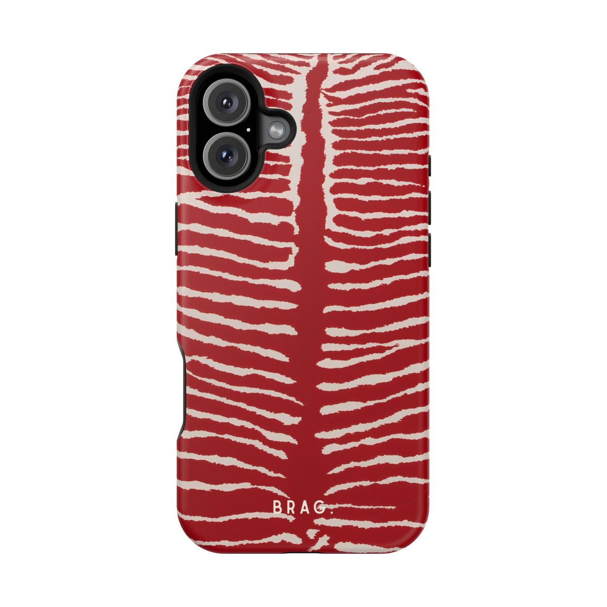 Striped Heat Magnetic Impact-Resistant Phone Case