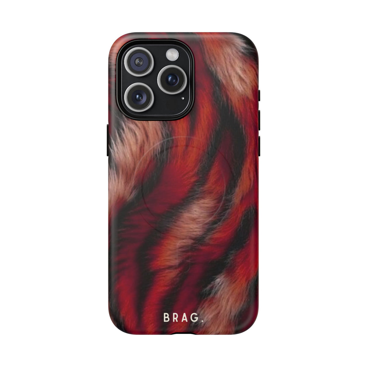 Red Rush MagSafe Tough Phone Case — Magnetic Protective Cover