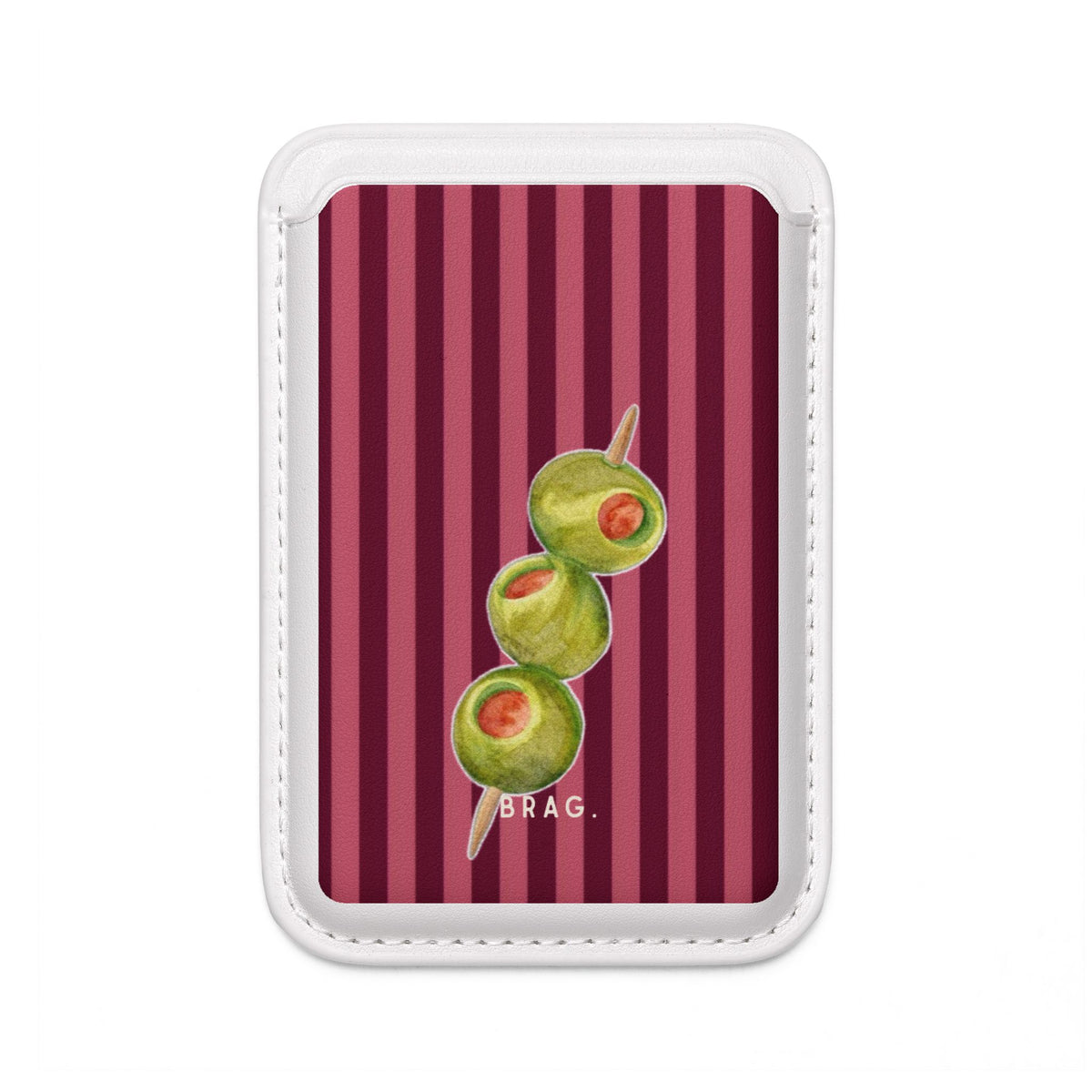 Olive Hour MagSafe Vegan Wallet — Slim Phone Card Holder