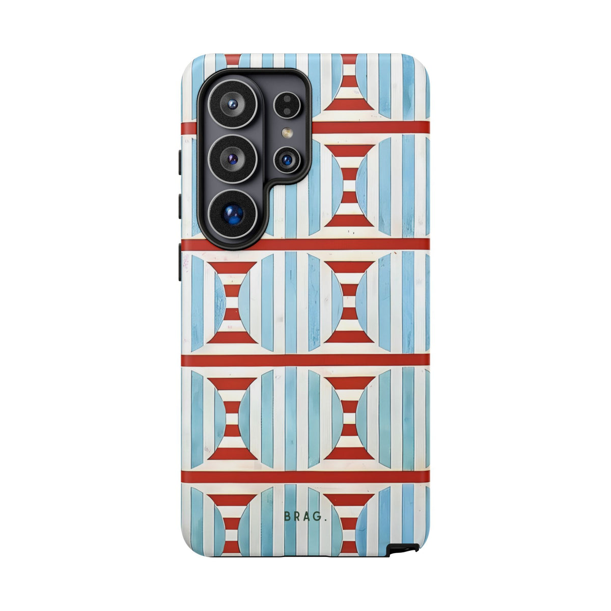 Riviera Stripe Tough Phone Case – Shockproof Protective iPhone Cover