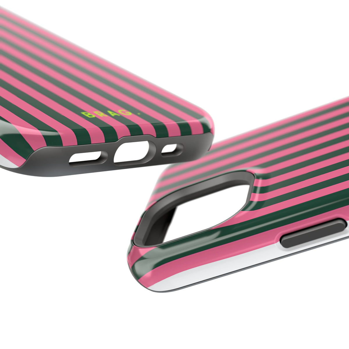 Flamingo Stripe Magnetic Impact-Resistant Phone Case