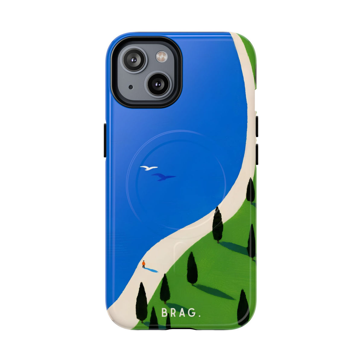 Blue Escape MagSafe Tough Phone Case — Magnetic Protective Cover