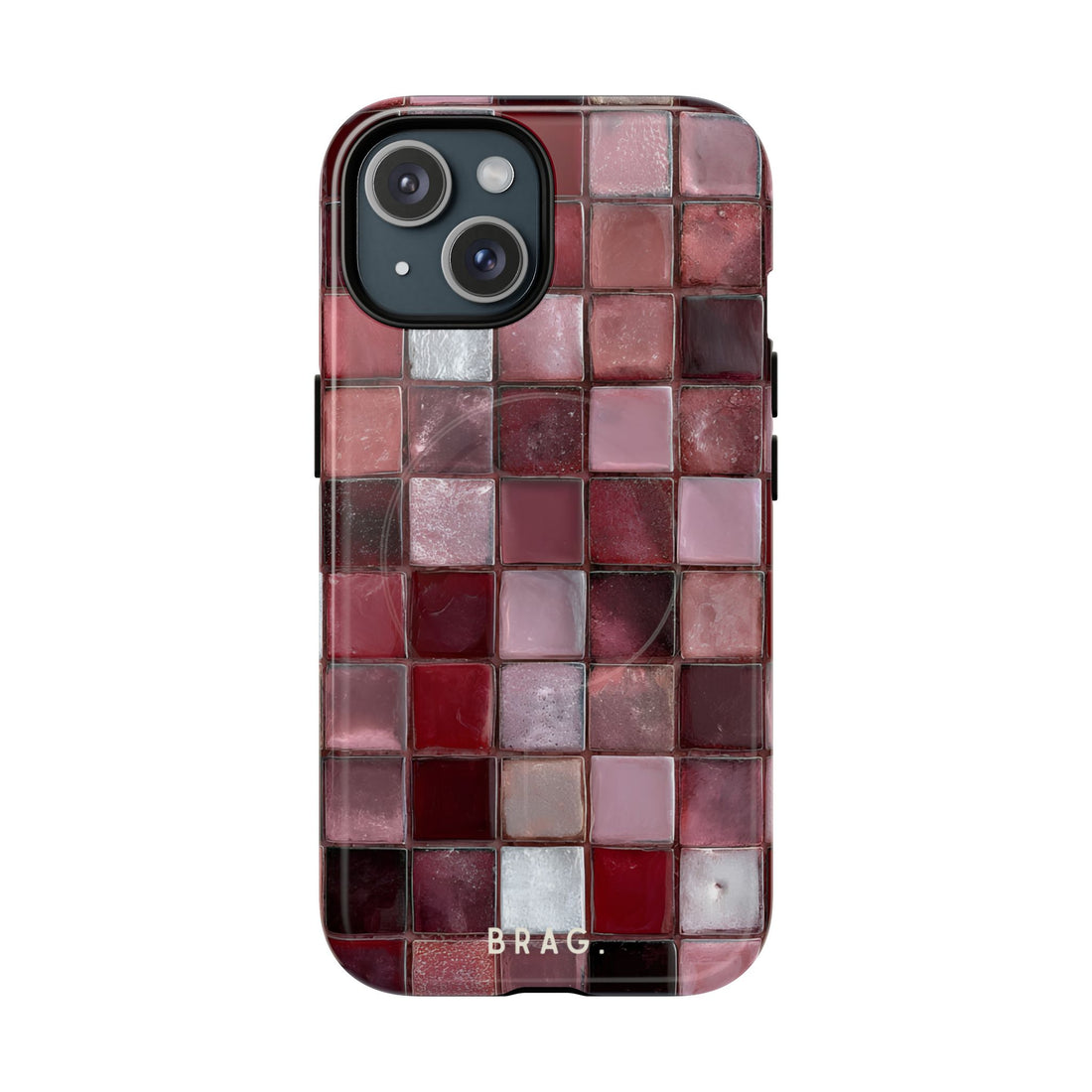 Cherry Tile MagSafe Tough Phone Case — Magnetic Protective Cover