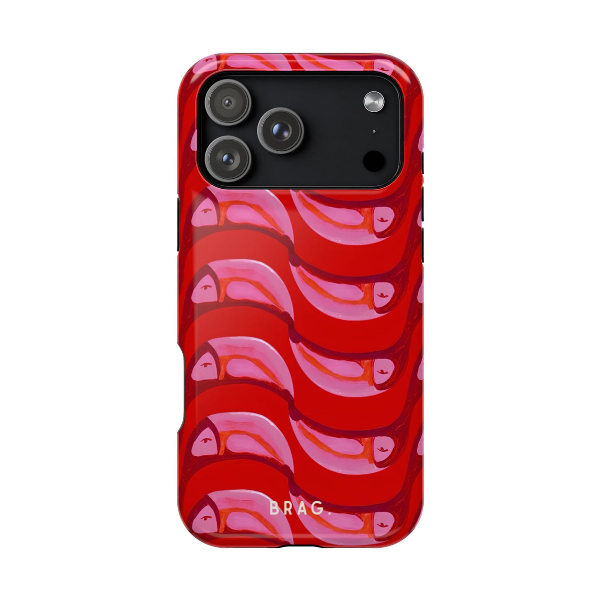 Pink Current Magnetic Impact-Resistant Phone Case