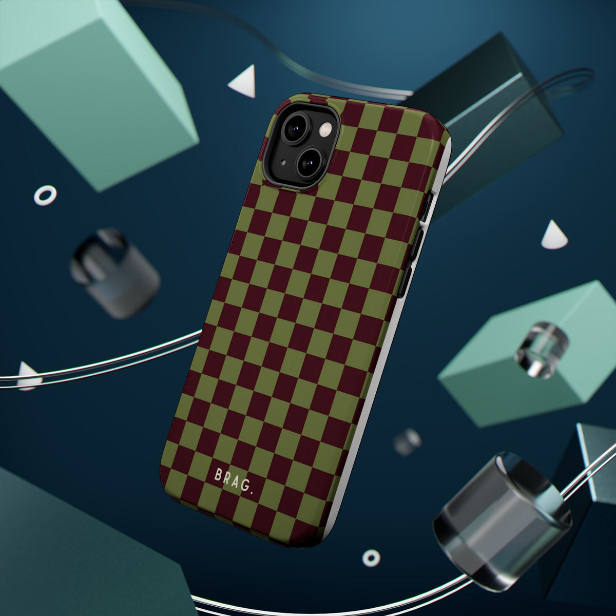 Lucky Check Magnetic Impact-Resistant Phone Case