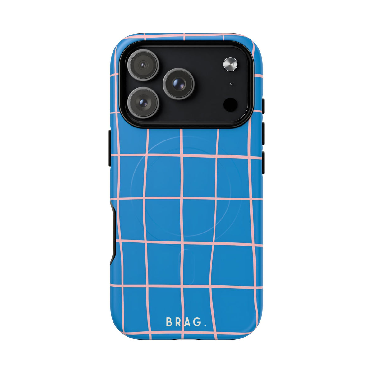 Coastal Grid MagSafe Tough Phone Case — Magnetic Protective Cover