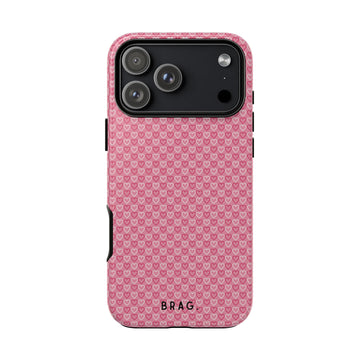Pink Diamond Tough Phone Case – Shockproof Protective iPhone Cover