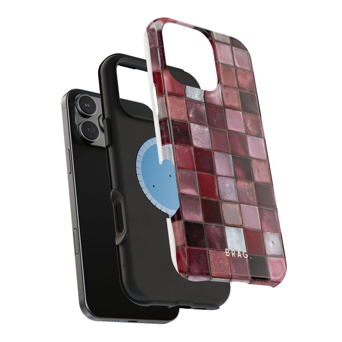 Cherry Tile Magnetic Impact-Resistant Phone Case