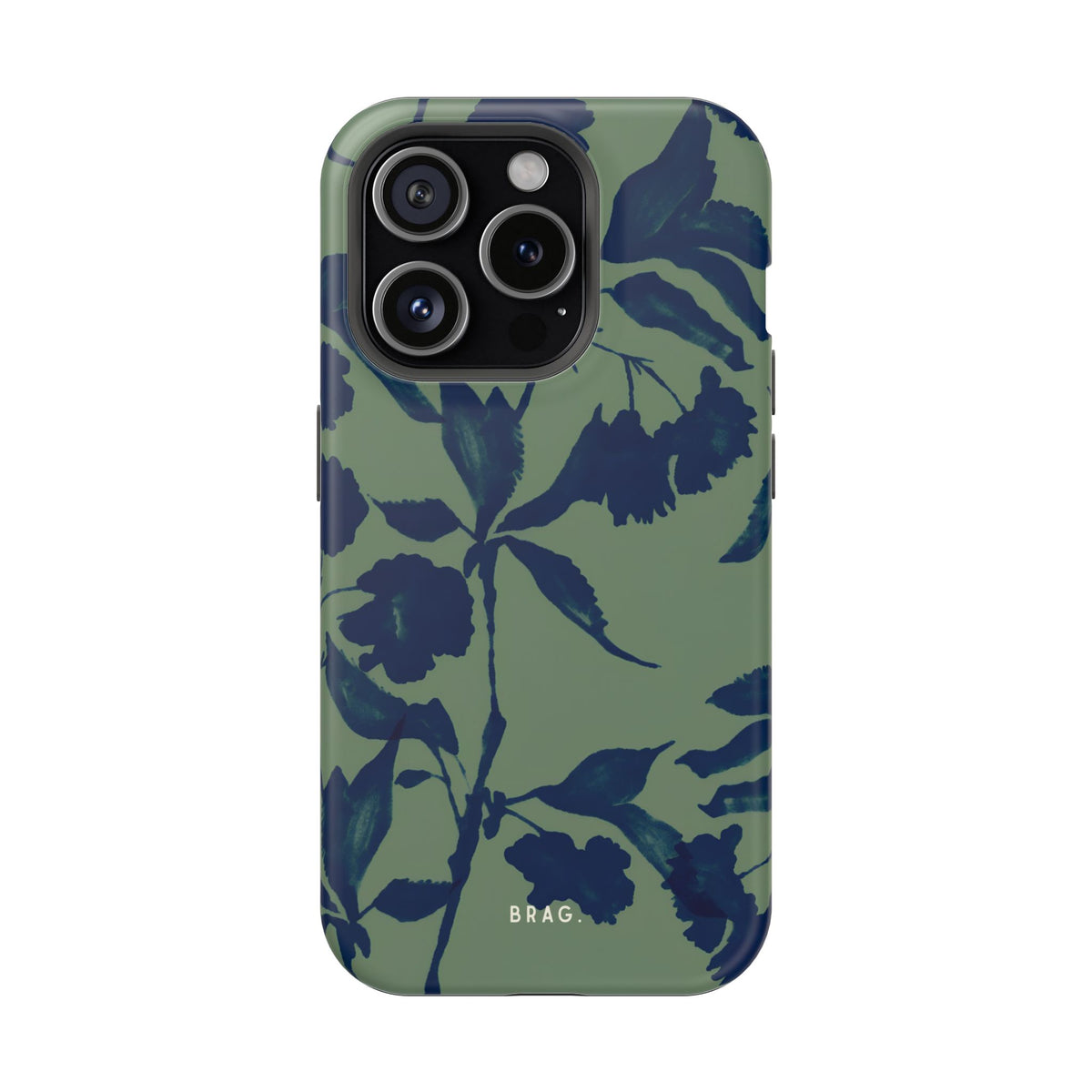 Sage Bloom Magnetic Impact-Resistant Phone Case