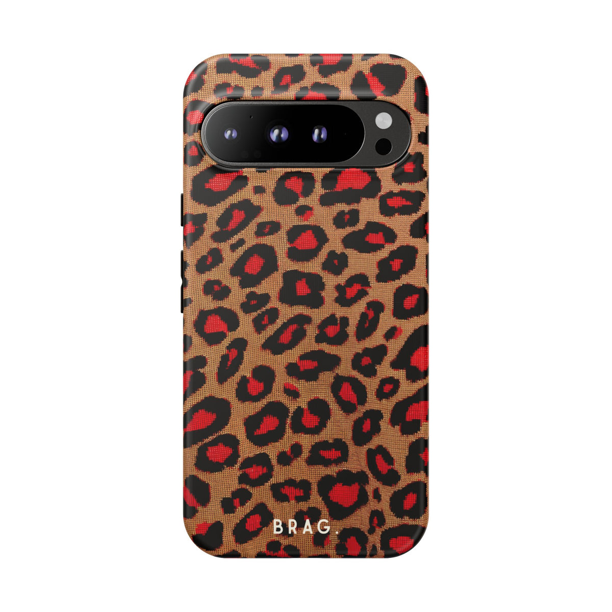 Fire Leo Leopard Tough Phone Case – Shockproof Protective iPhone Cover